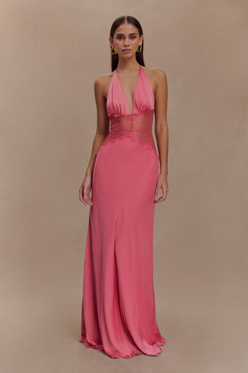 Dinah Satin Maxi Dress