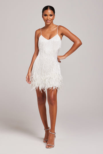 ALYA | SHORT FRINGED DRESS