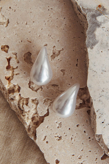 Rain Drop Earrings with Pearls