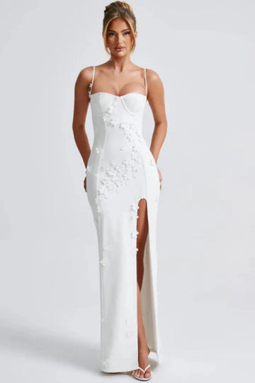Mina - Appliqué Maxi Dress