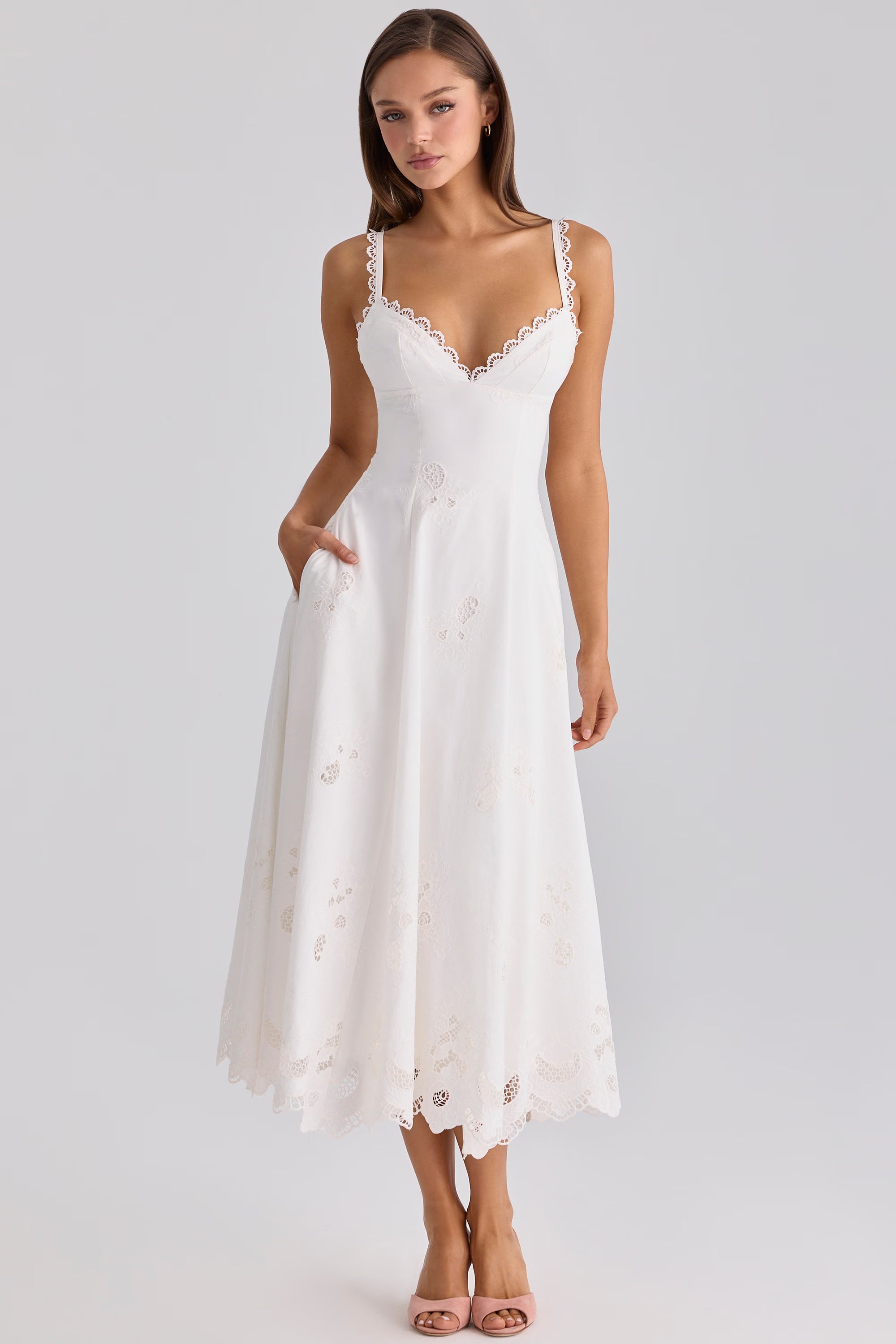 Tatiana Cotton Midi Sundress