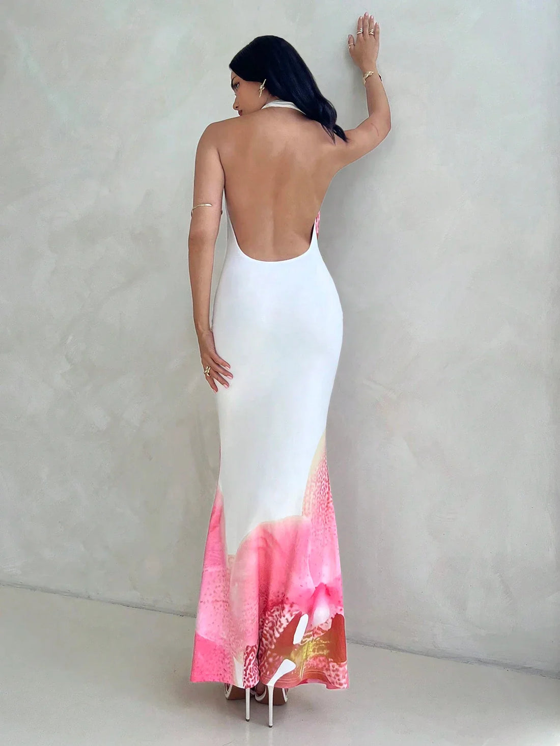 Midnight Bloom Maxi Dress