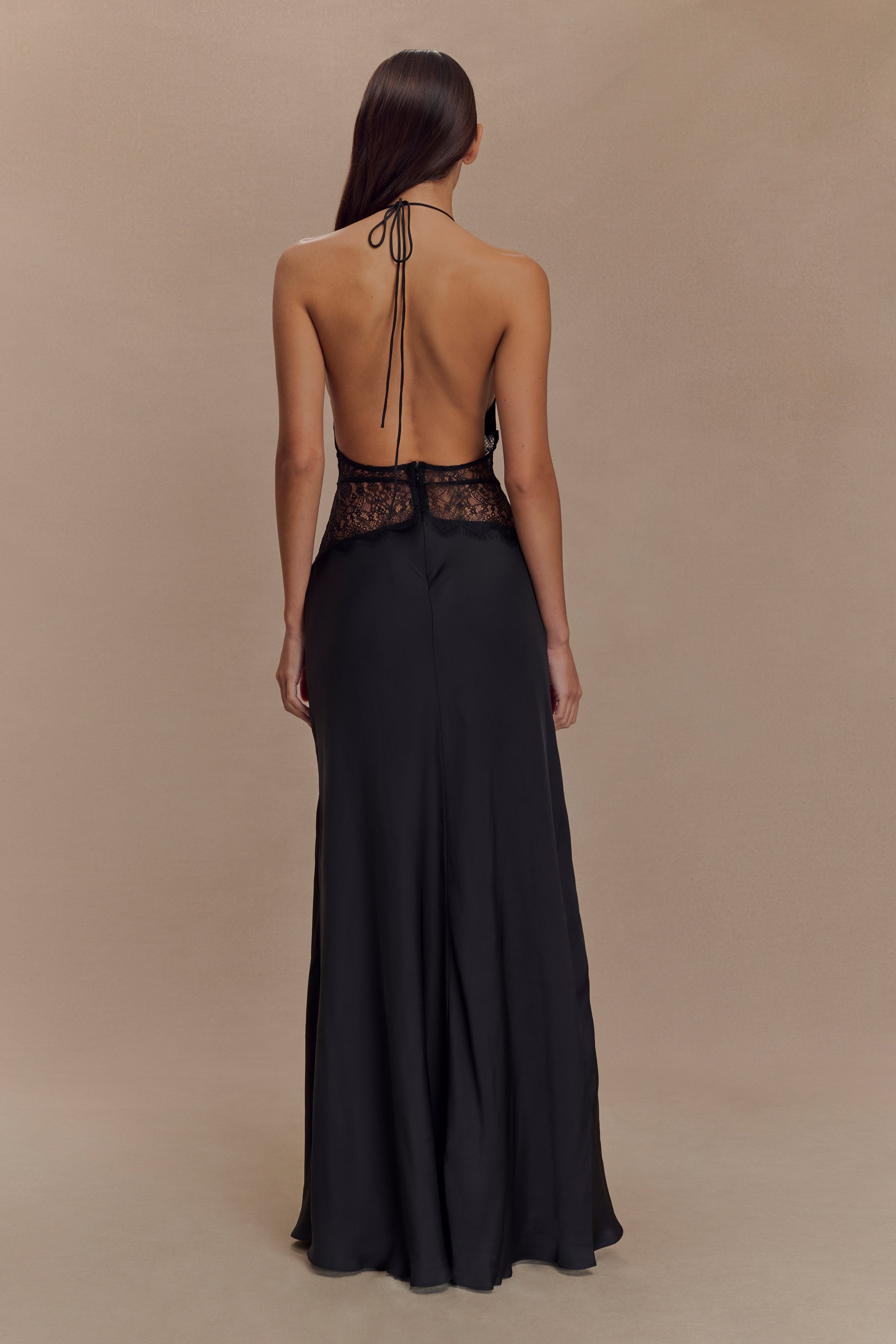 Dinah Satin Maxi Dress