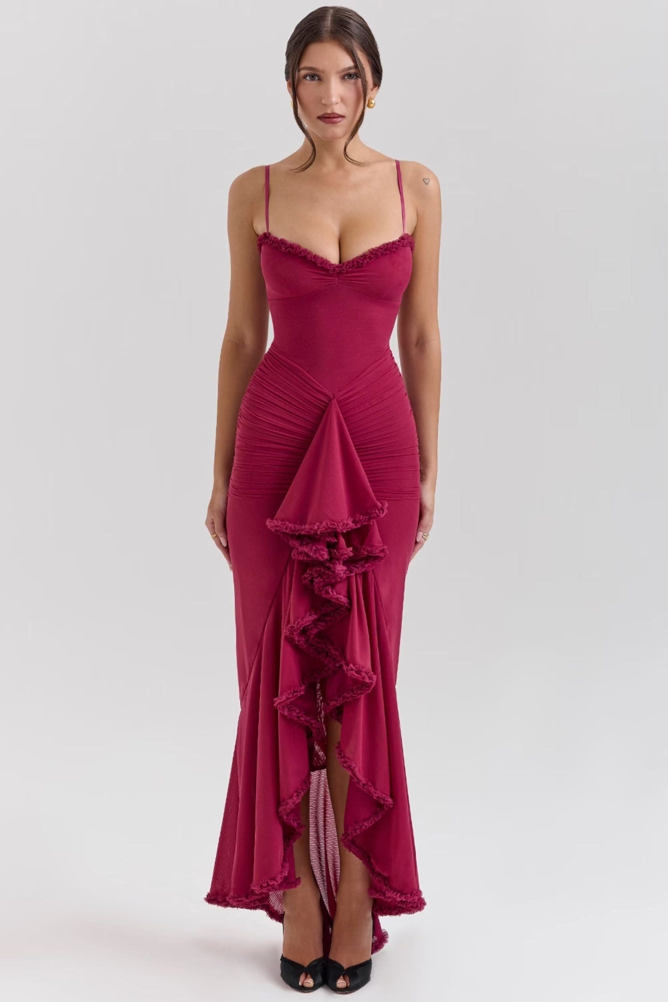 Lisa - Ruffled Long Dress