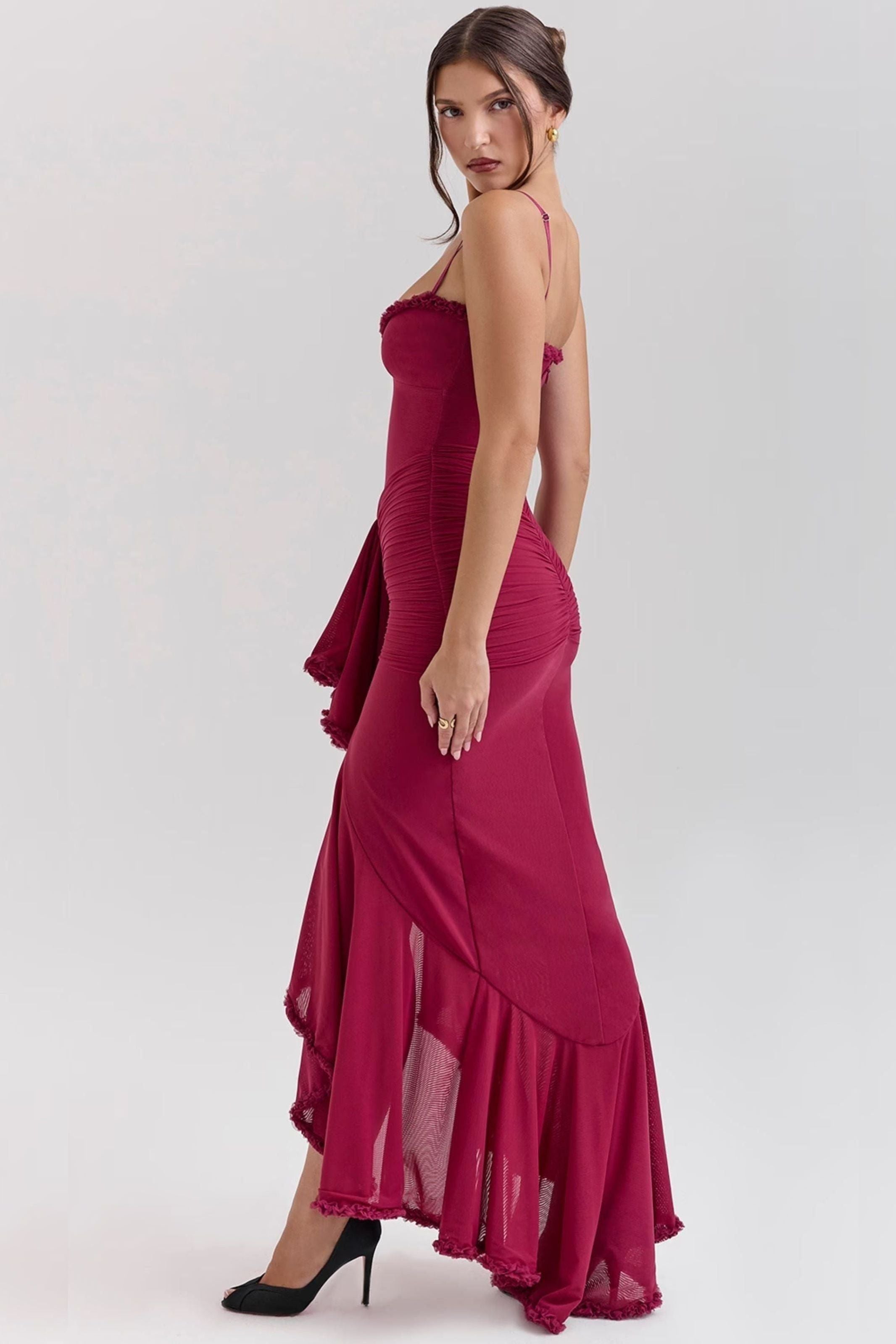 Lisa - Ruffled Long Dress