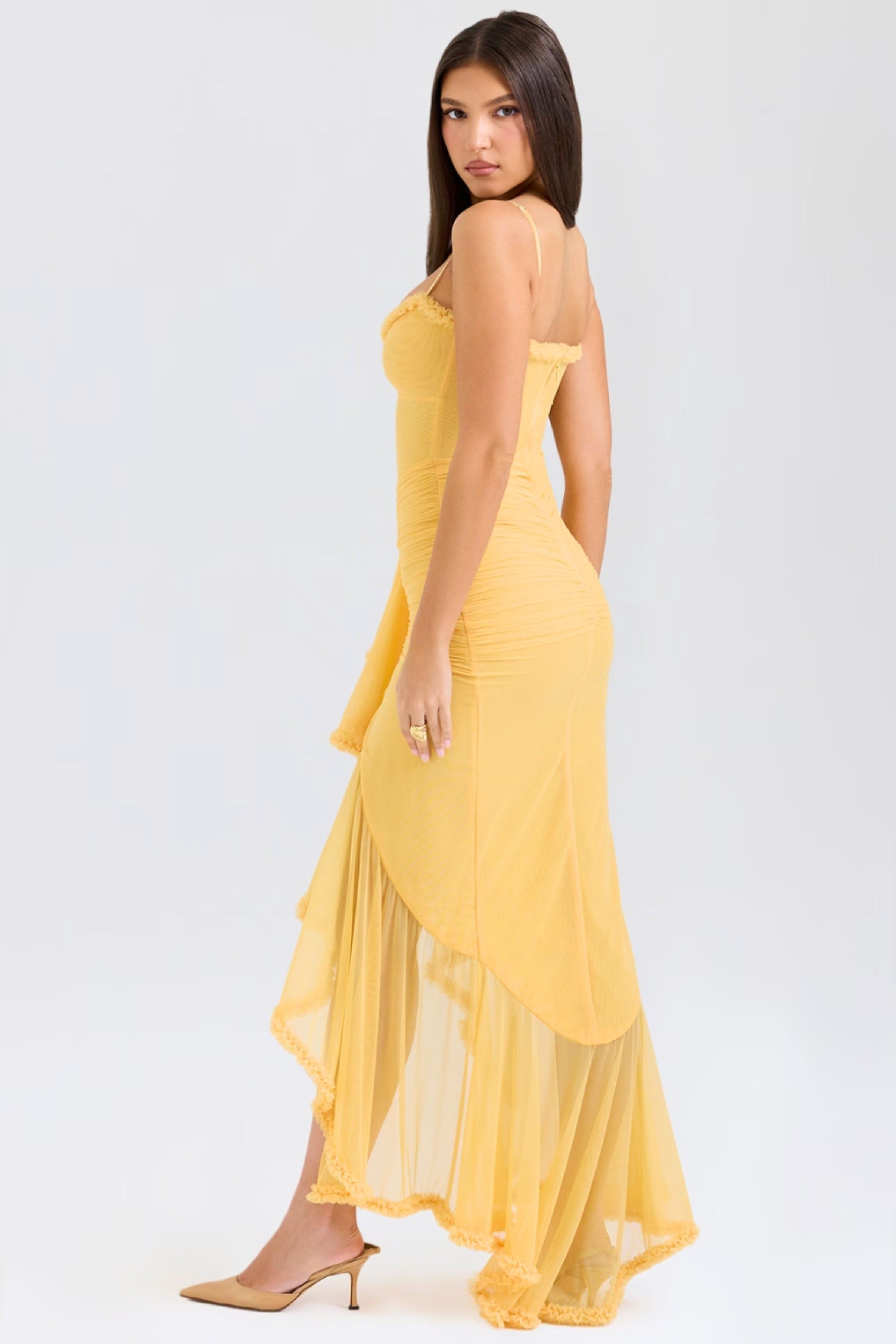 Lisa - Ruffled Long Dress