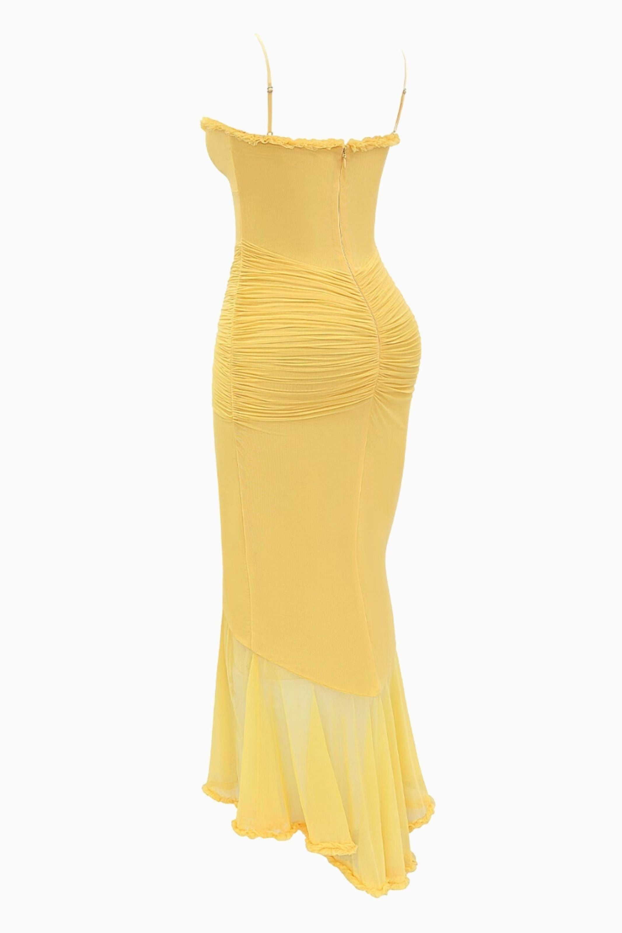 Lisa - Ruffled Long Dress