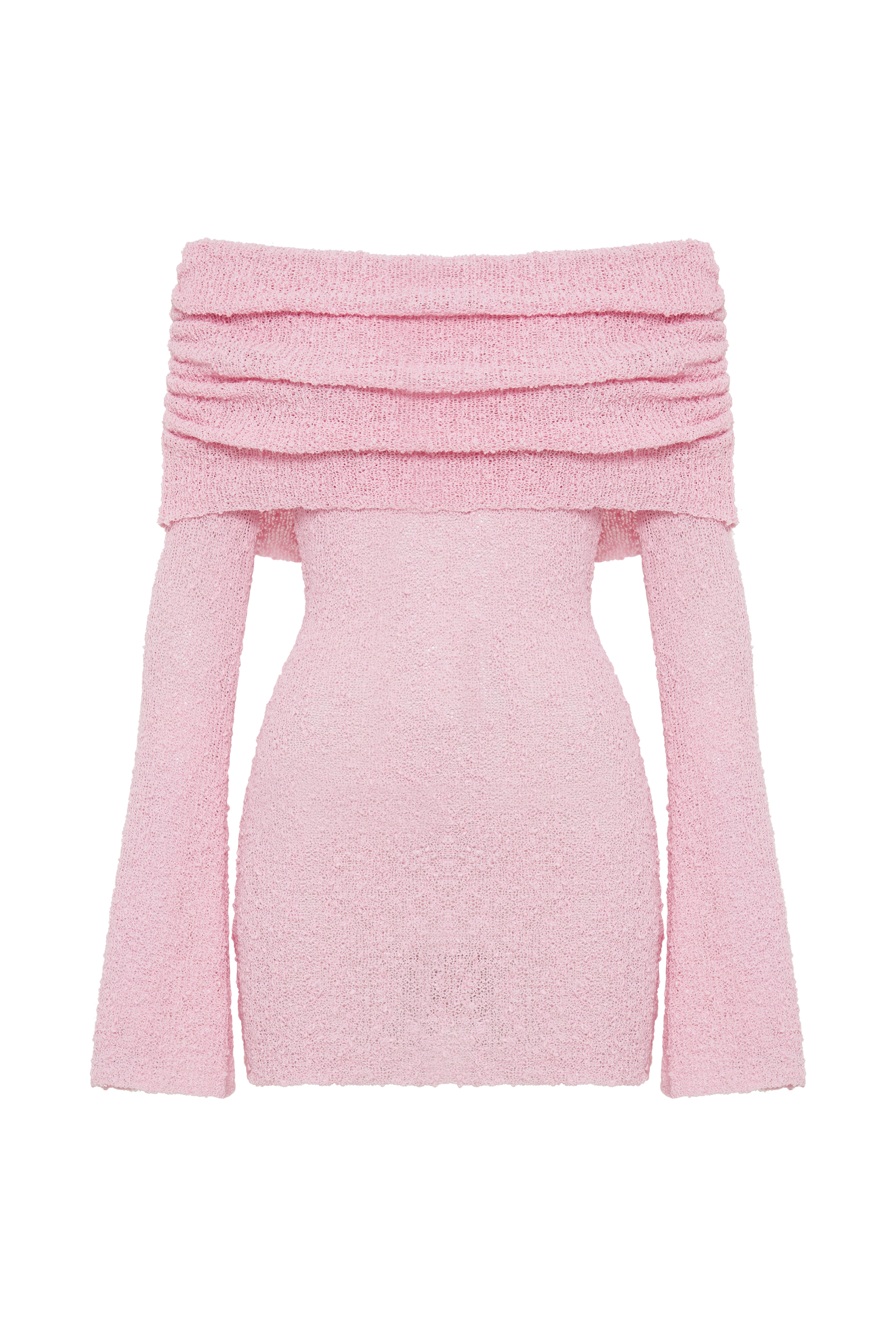 Marisol Off Shoulder Boucle Mini Dress