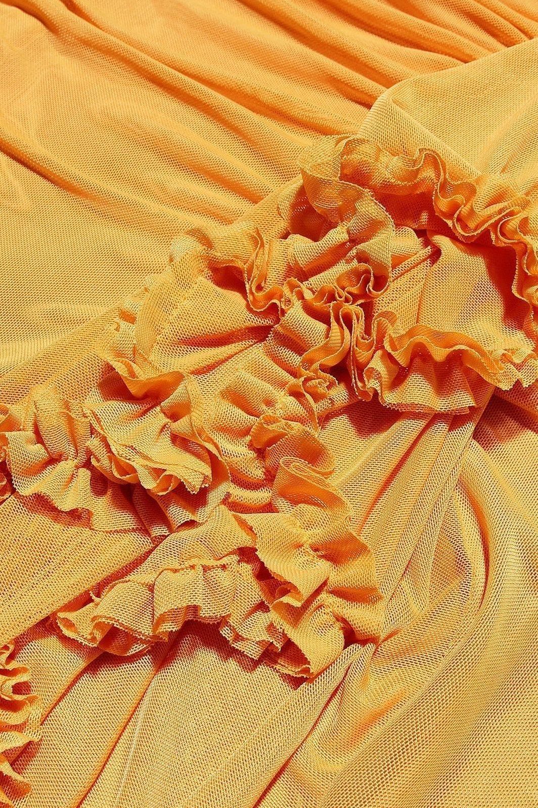 Lisa - Ruffled Long Dress