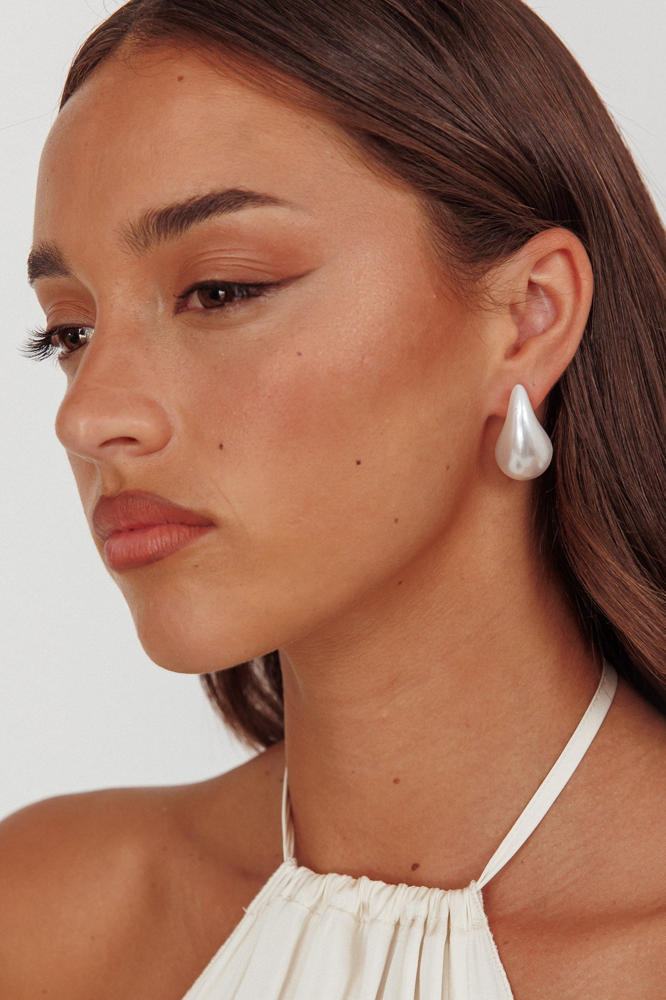 Rain Drop Earrings with Pearls