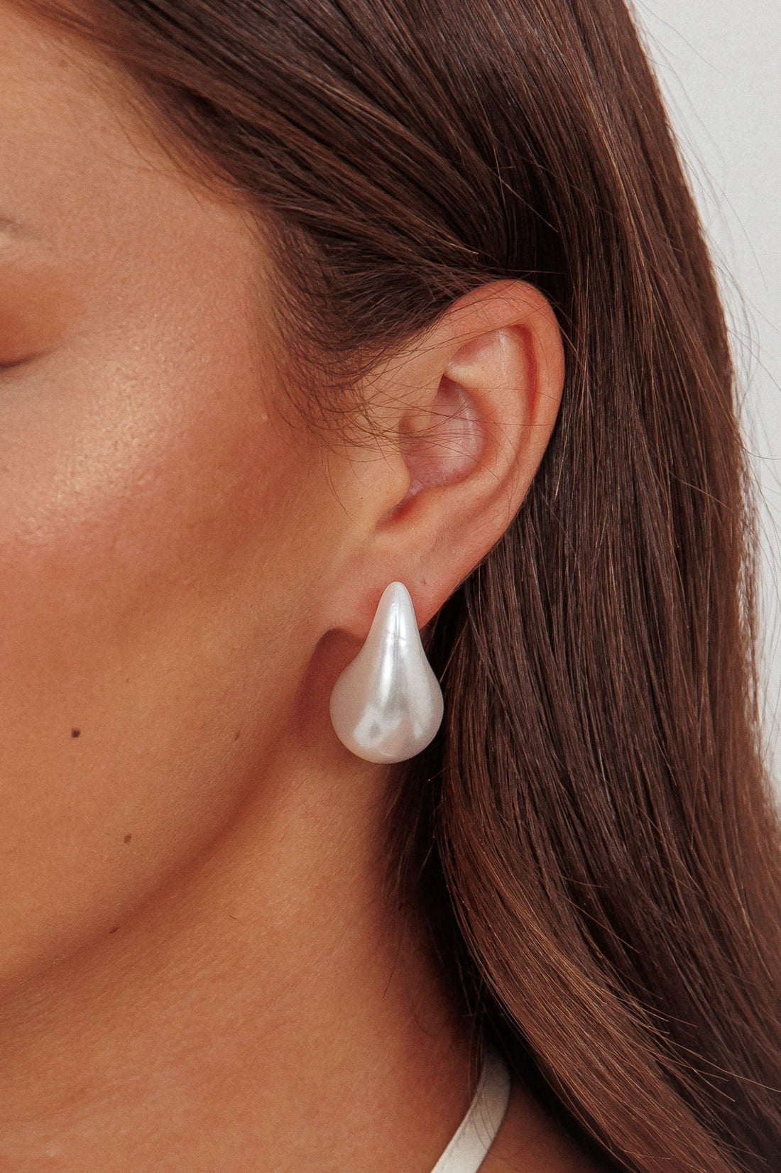 Rain Drop Earrings with Pearls