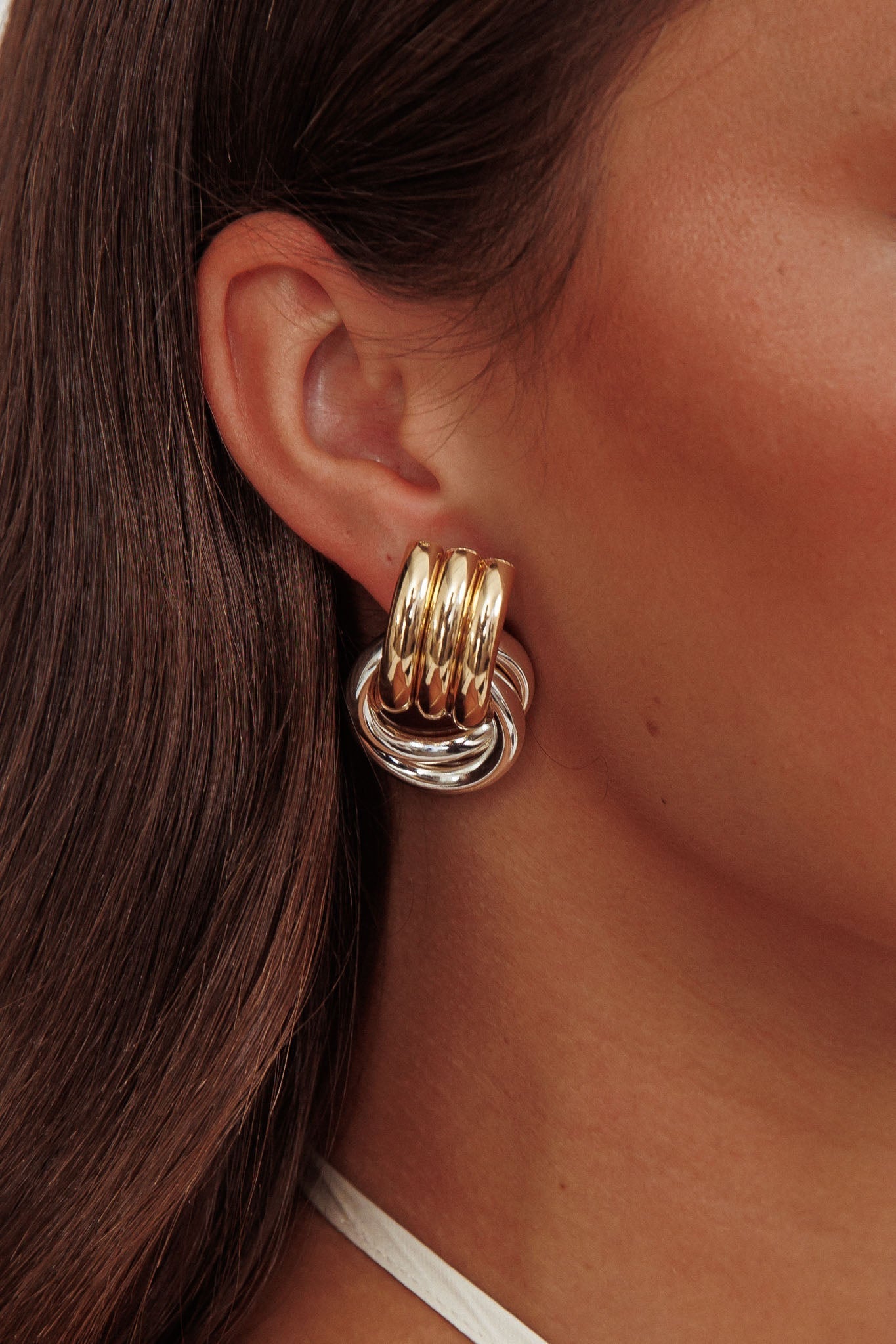Georgina Two-Tone Earrings