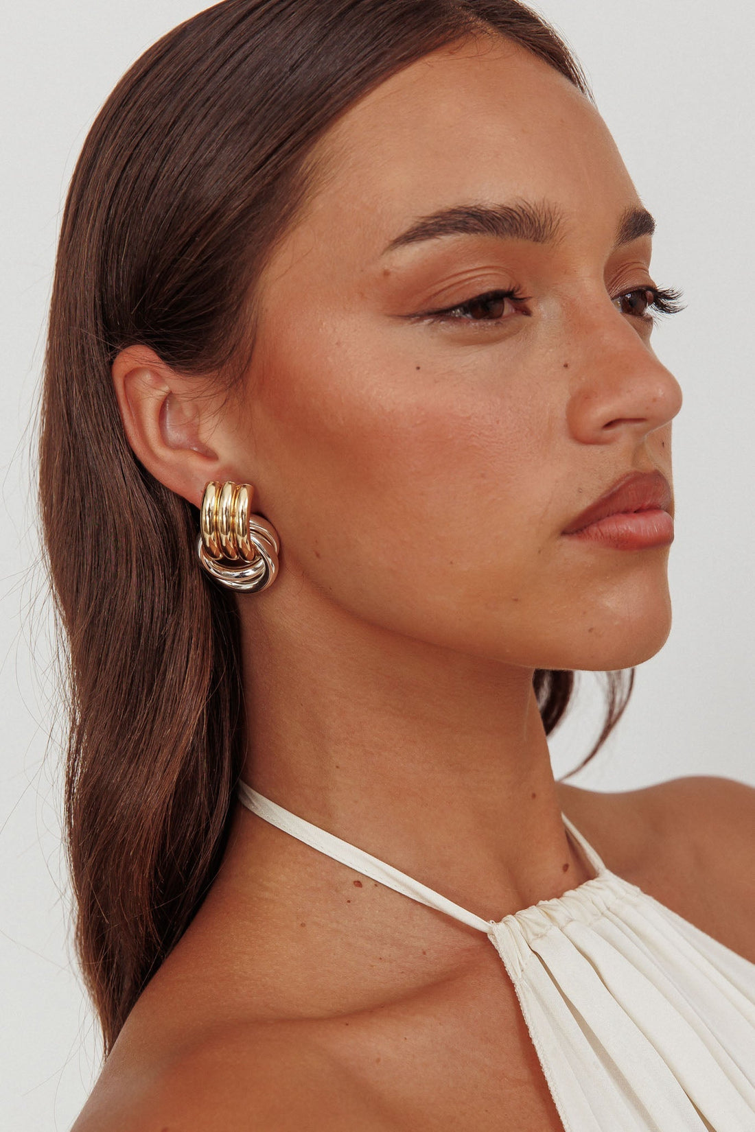 Georgina Two-Tone Earrings