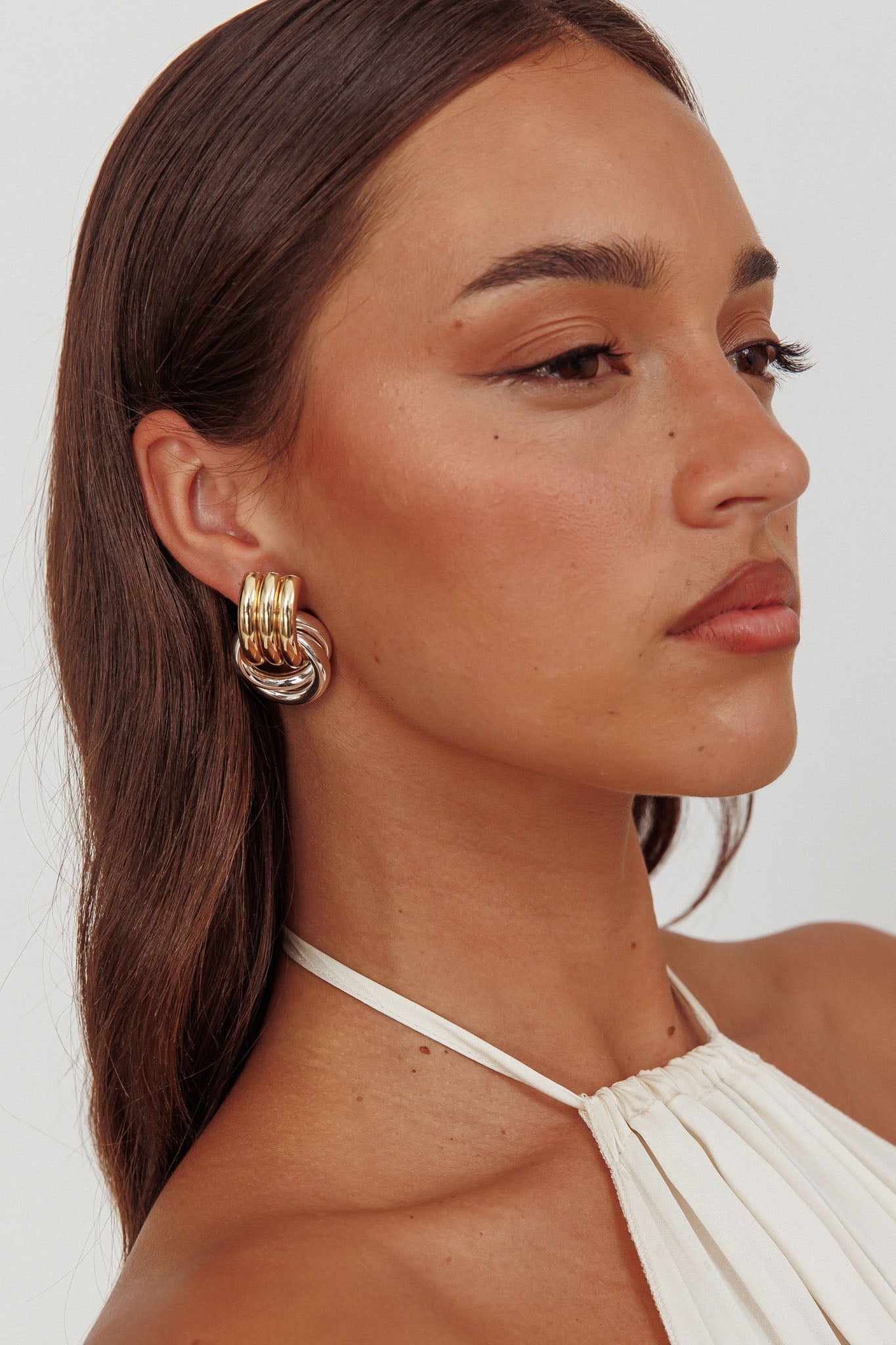 Georgina Two-Tone Earrings