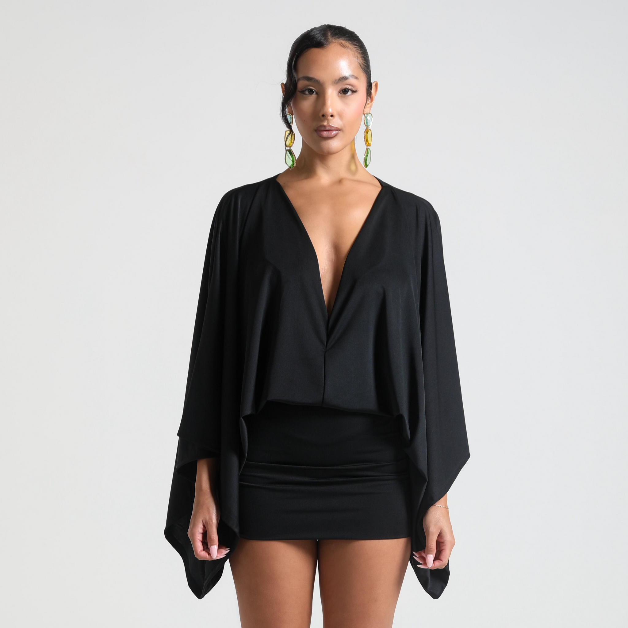 ISLA MINI DRESS - BLACK