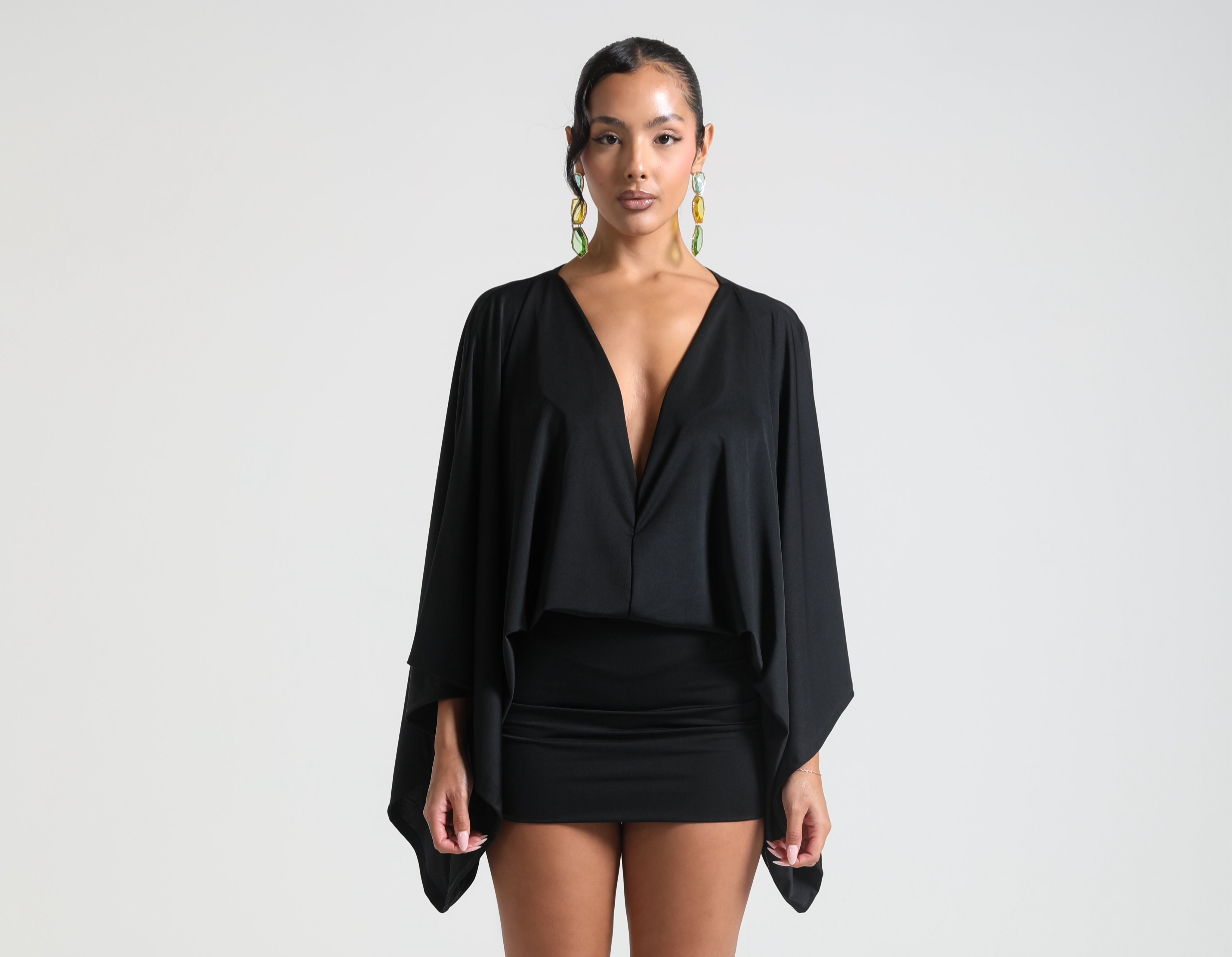 ISLA MINI DRESS - BLACK