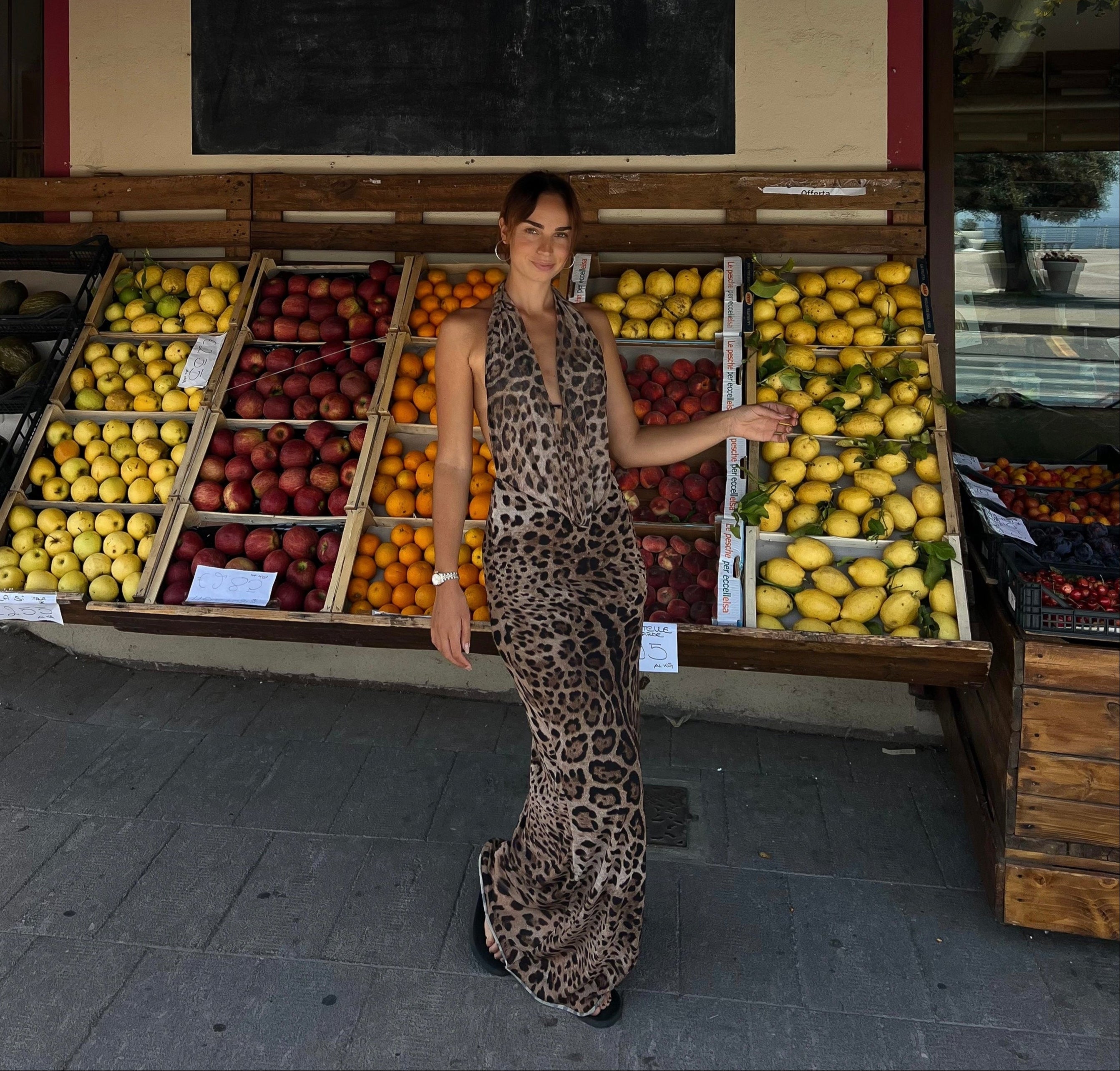Columbine maxi dress