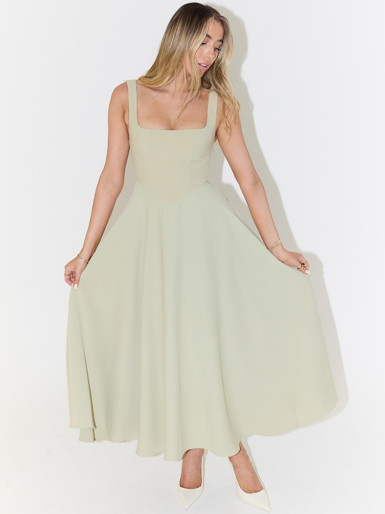 Solène | Elegant Midi Dress