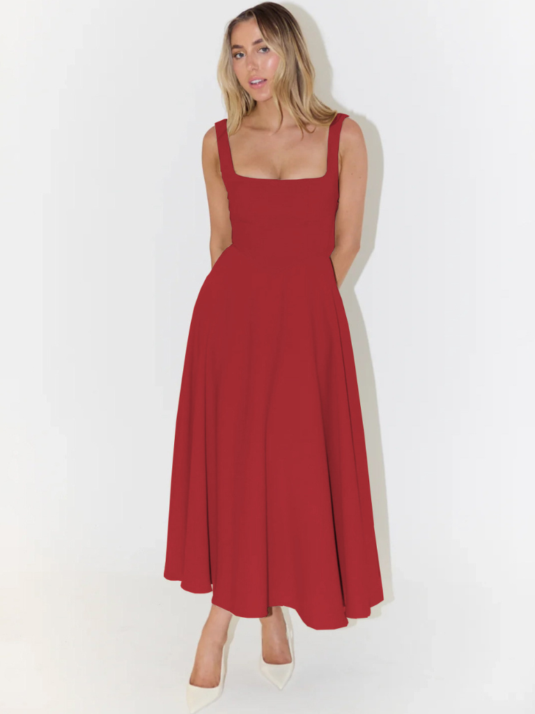 Solène | Elegant Midi Dress