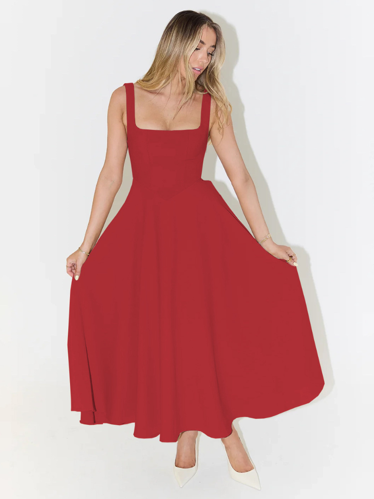 Solène | Elegant Midi Dress