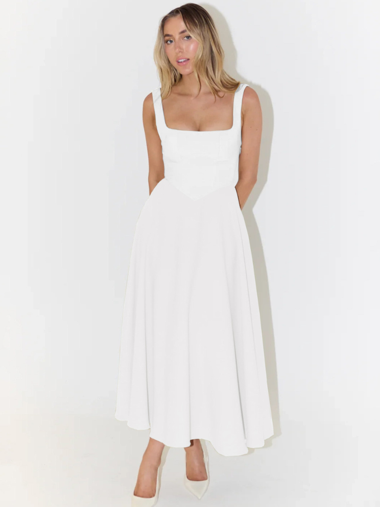 Solène | Elegant Midi Dress