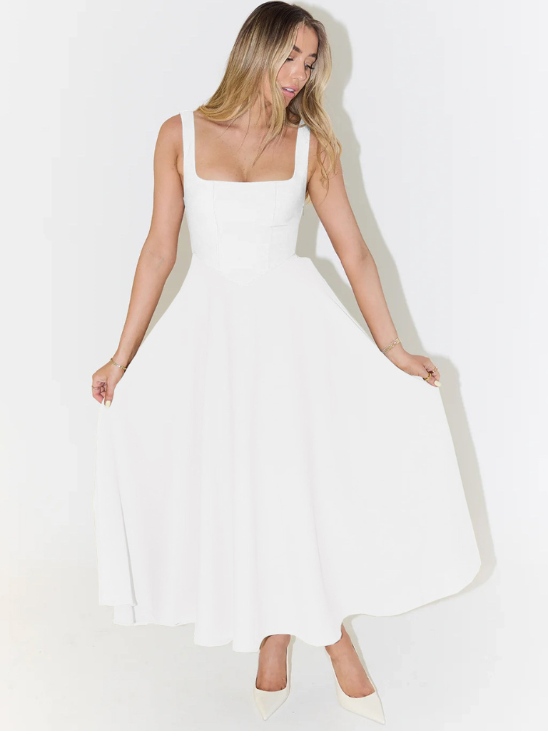 Solène | Elegant Midi Dress