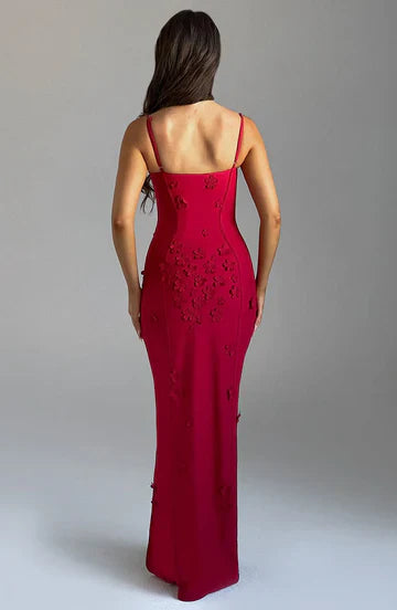 Mina - Appliqué Maxi Dress