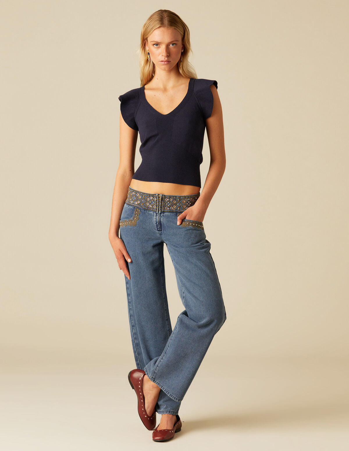 Aveline Stitch Jeans