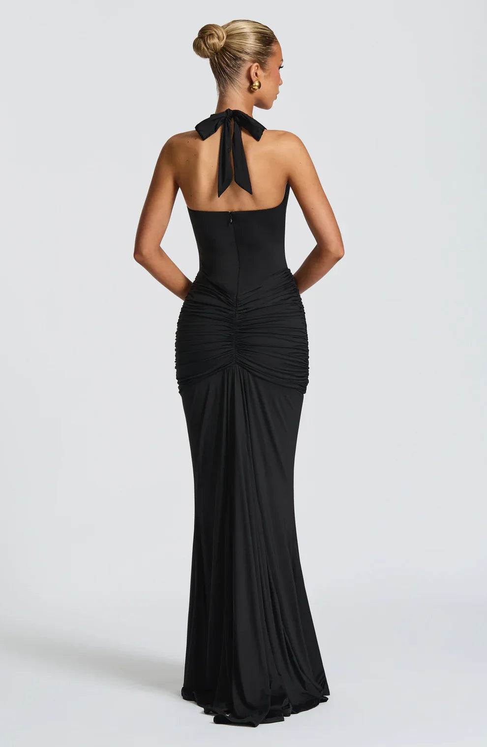 Bernadette - Draped Jersey Maxi Dress